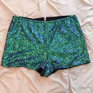 Never worn Sequin shorts